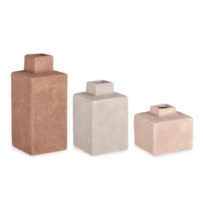 3 VASI GERD BOTTIGLIA QUADRATO 3 ASSORTITI